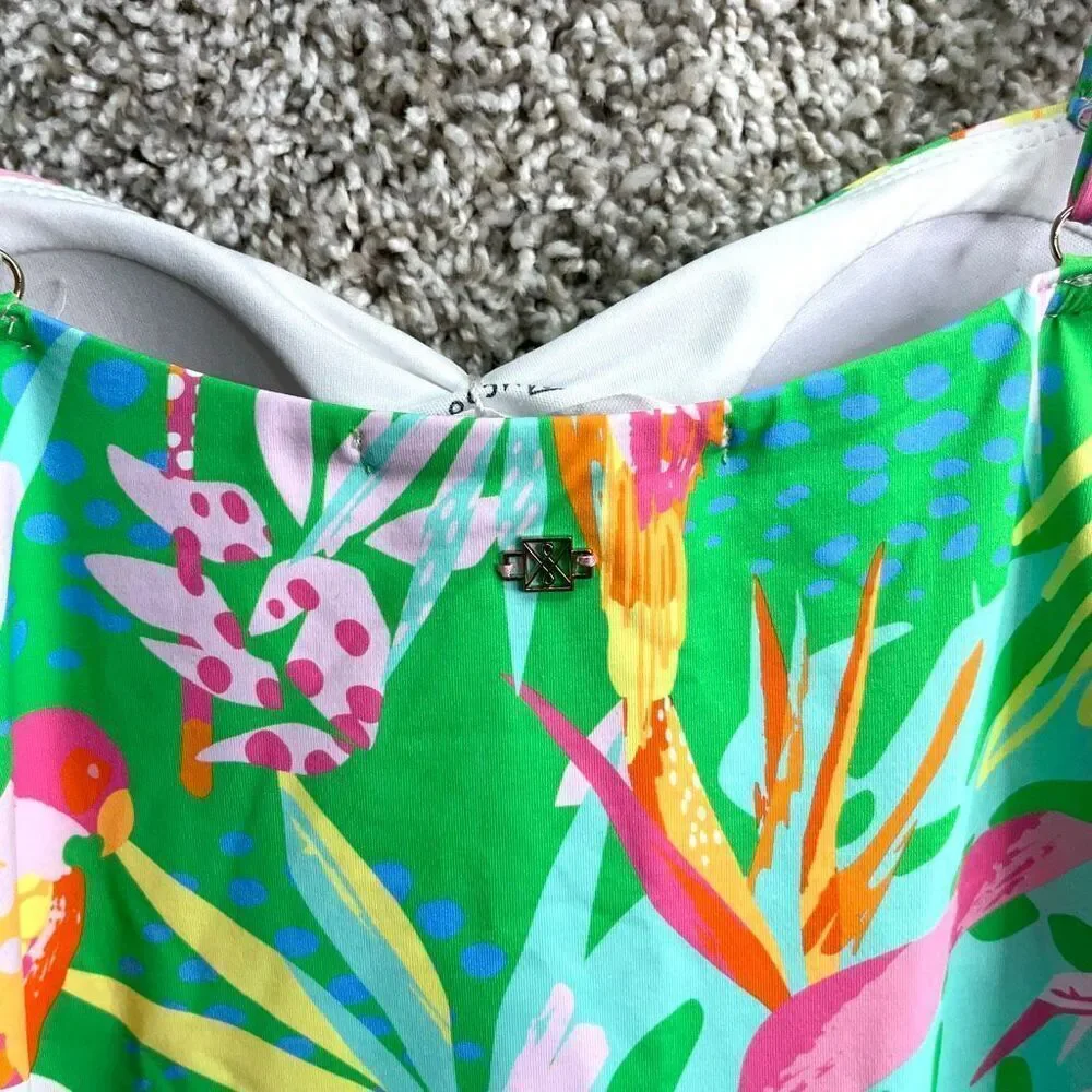 Michelle McDowell Swimsuit Women's M Aubrey In The Trees Green‎ One Piece NWT